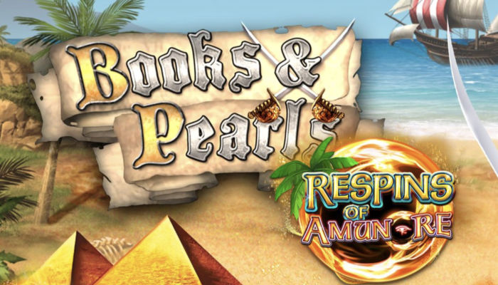 Books and Pearls Respins of Amun-Re Slot Titelbild